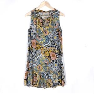 Medium Loft Multicolored Floral Shift Dress